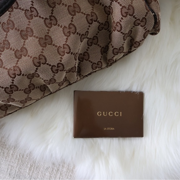 Gucci purse (classic pattern in brown) - Picture 5 of 7